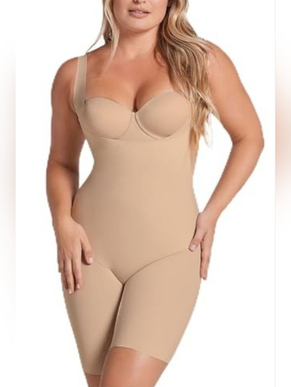 Leonisa Total Smooth Cupless Full Body Shaper